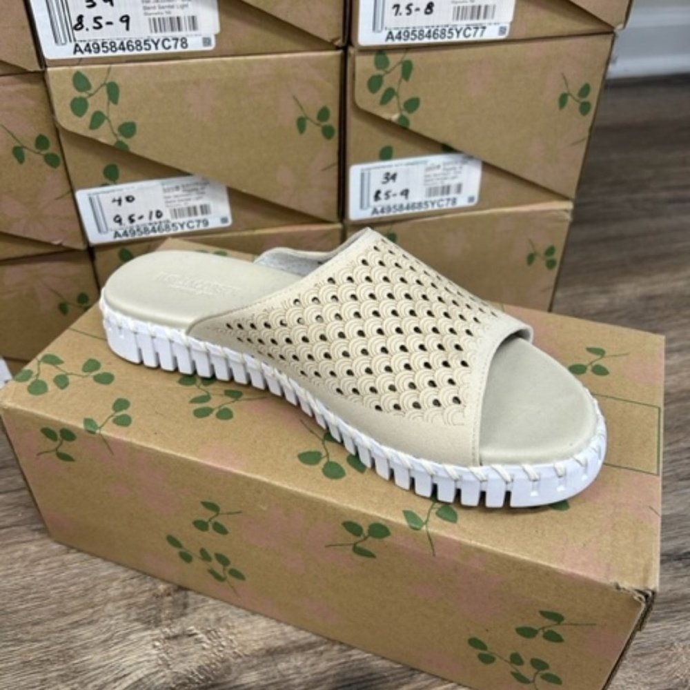 Ilse Jacobsen - One Strap Sandal Dove White
